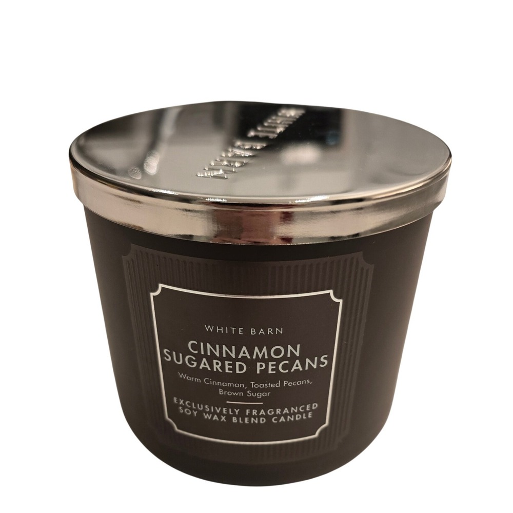 White Barn Cinnamon Sugared Pecans 3-Wick Candle 14.5 oz Bath & Body Works